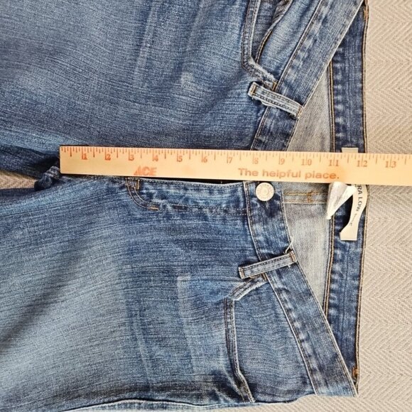 Gap Jeans Women's Size 12L Blue Low And Loose Boot Cut (W34 L34) Stretch Denim - Picture 5 of 16